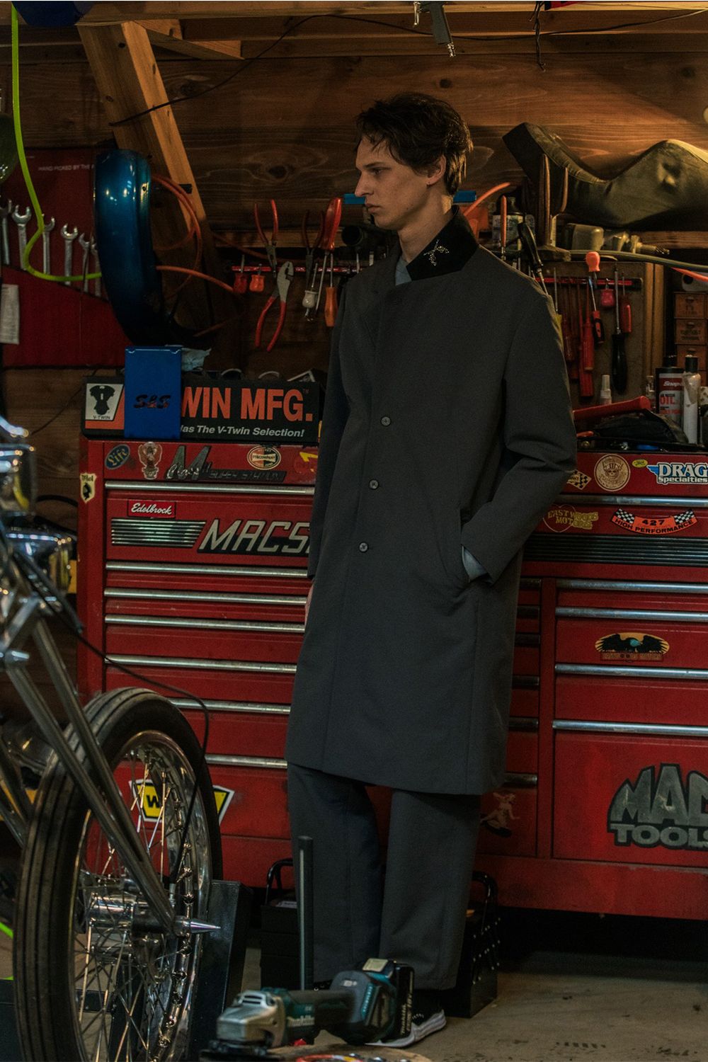 STRETCH COAT CRY / ストレッチ コート / クリスタル