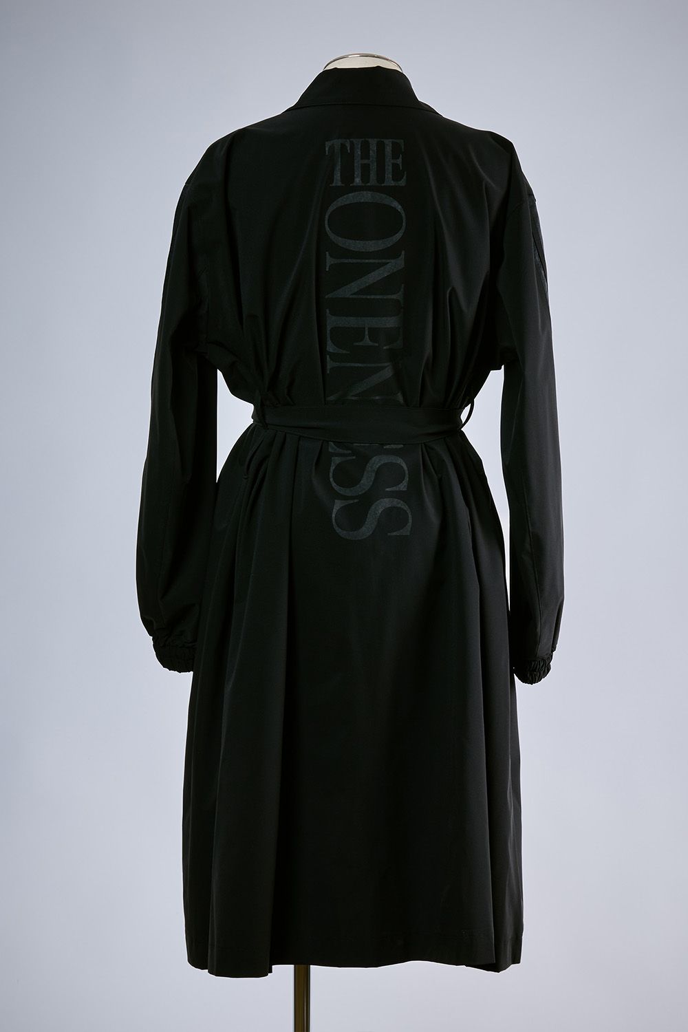 Taffeta Drape Coat / タフタ ドレープ コート
