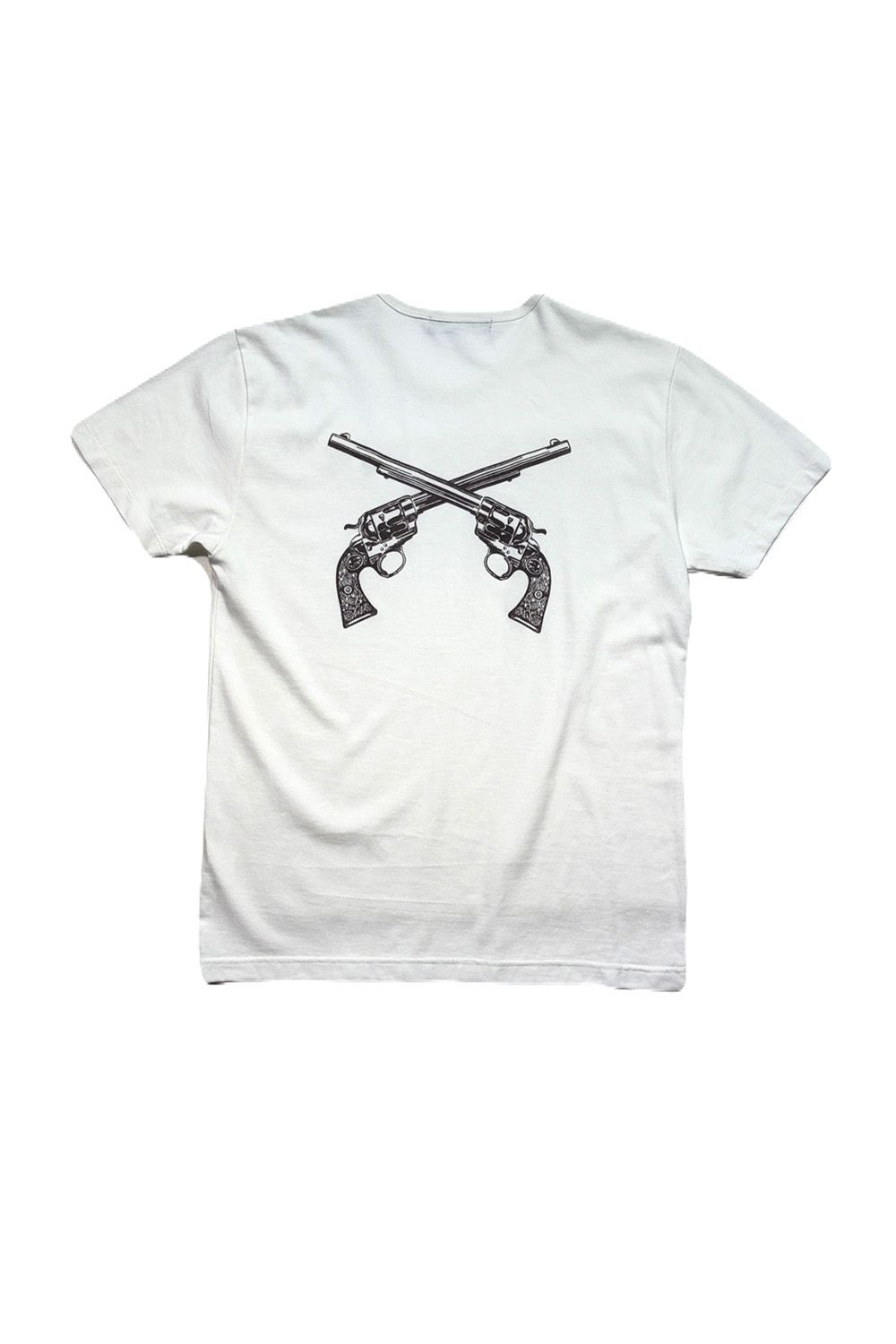 ARCHIVE CN/TEE FLOCK / アーカイブ クルーネック Tシャツ フロッキープリント