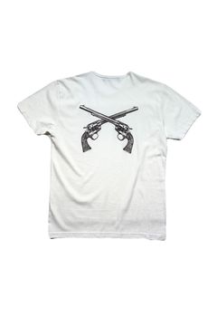 ARCHIVE CN/TEE FLOCK / アーカイブ クルーネック Tシャツ フロッキープリント
