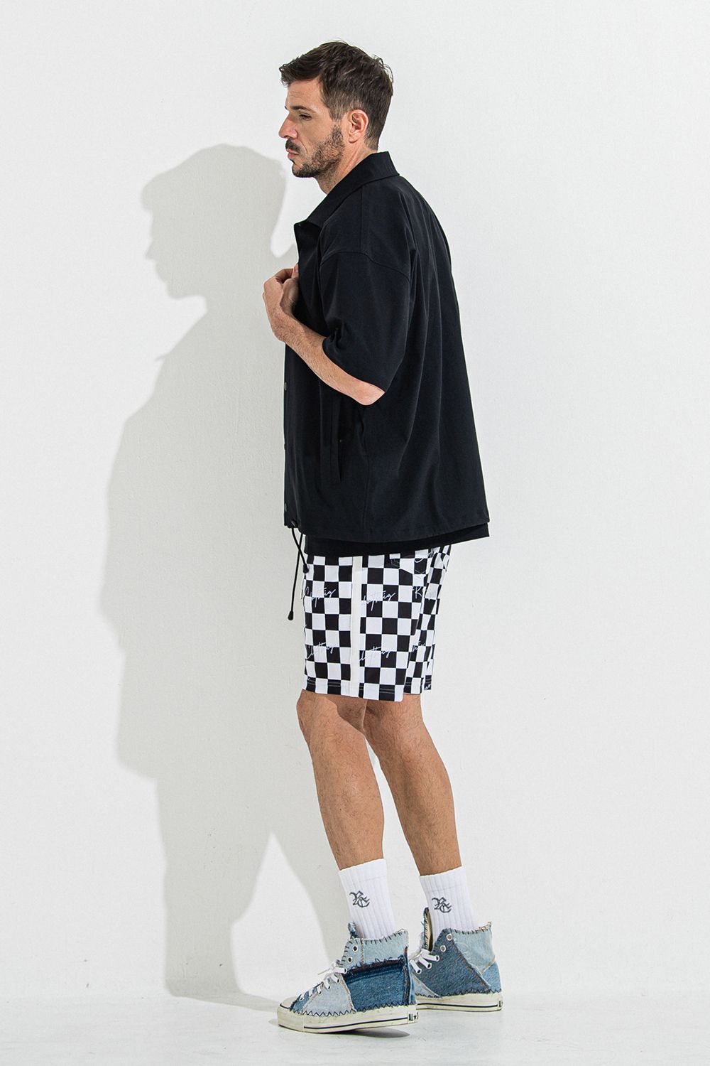 NYLON HALF COACH JACKET / ナイロン ハーフ コーチジャケット