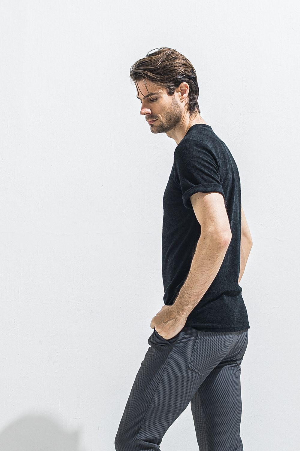 PILE ROLL UP TEE / パイル ロールアップ Tシャツ