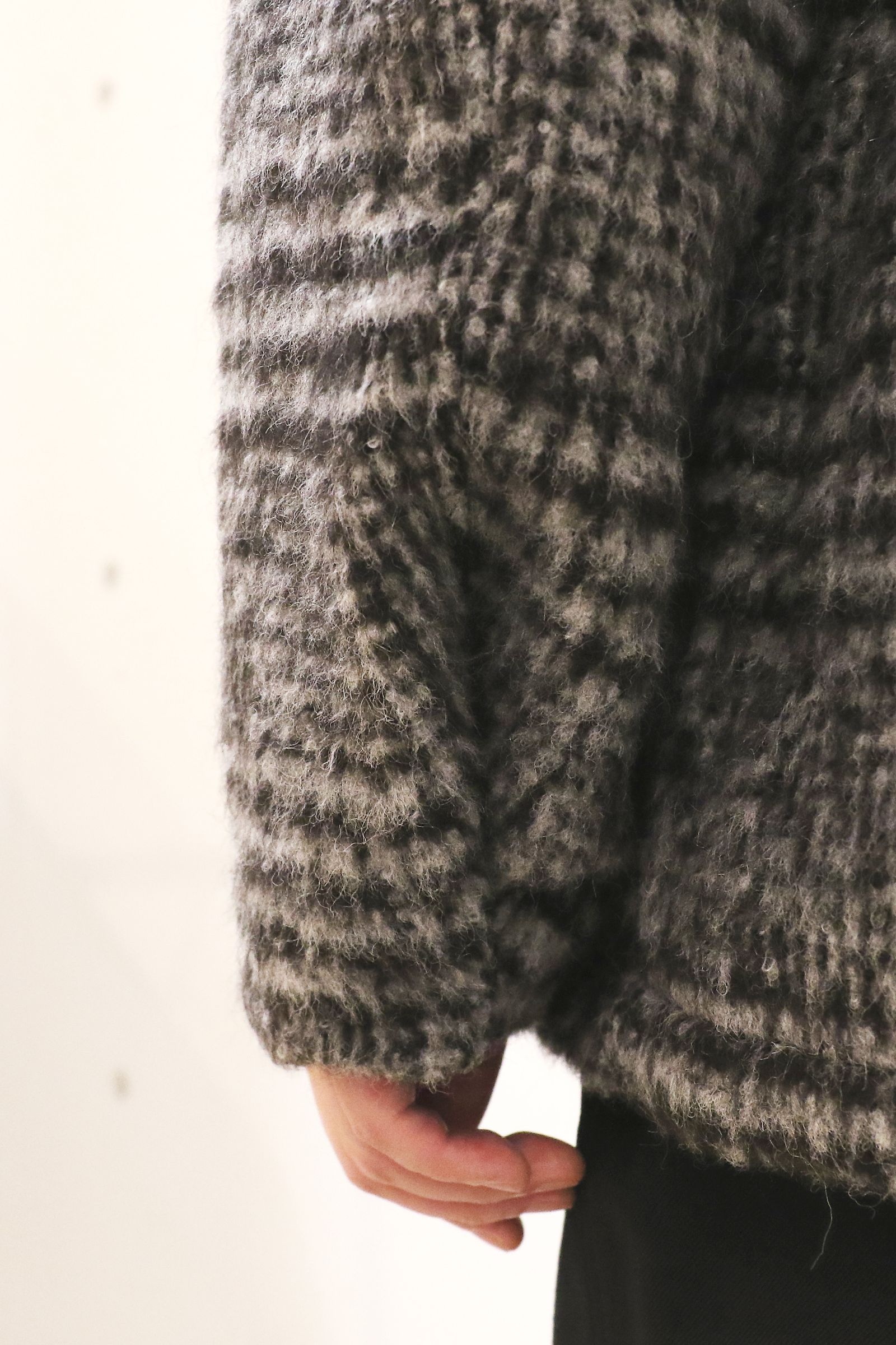 MARKAWARE】ALPACA SHAGGY PLAID LOGGER JACKET & WALK ABOUT