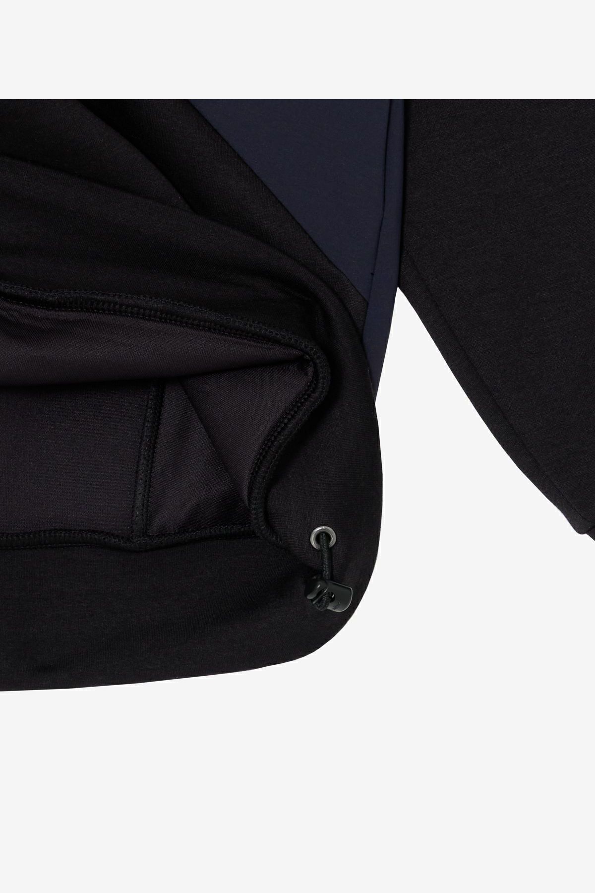 TFW49 - CARDBOARD MATERIAL HALF ZIP HOODIE / カードボード