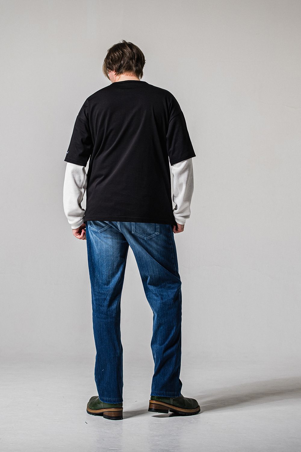 FAKE LAYERED WAFFLE LONG SLEEVE / フェイクレイヤード ワッフル ロングスリーブ