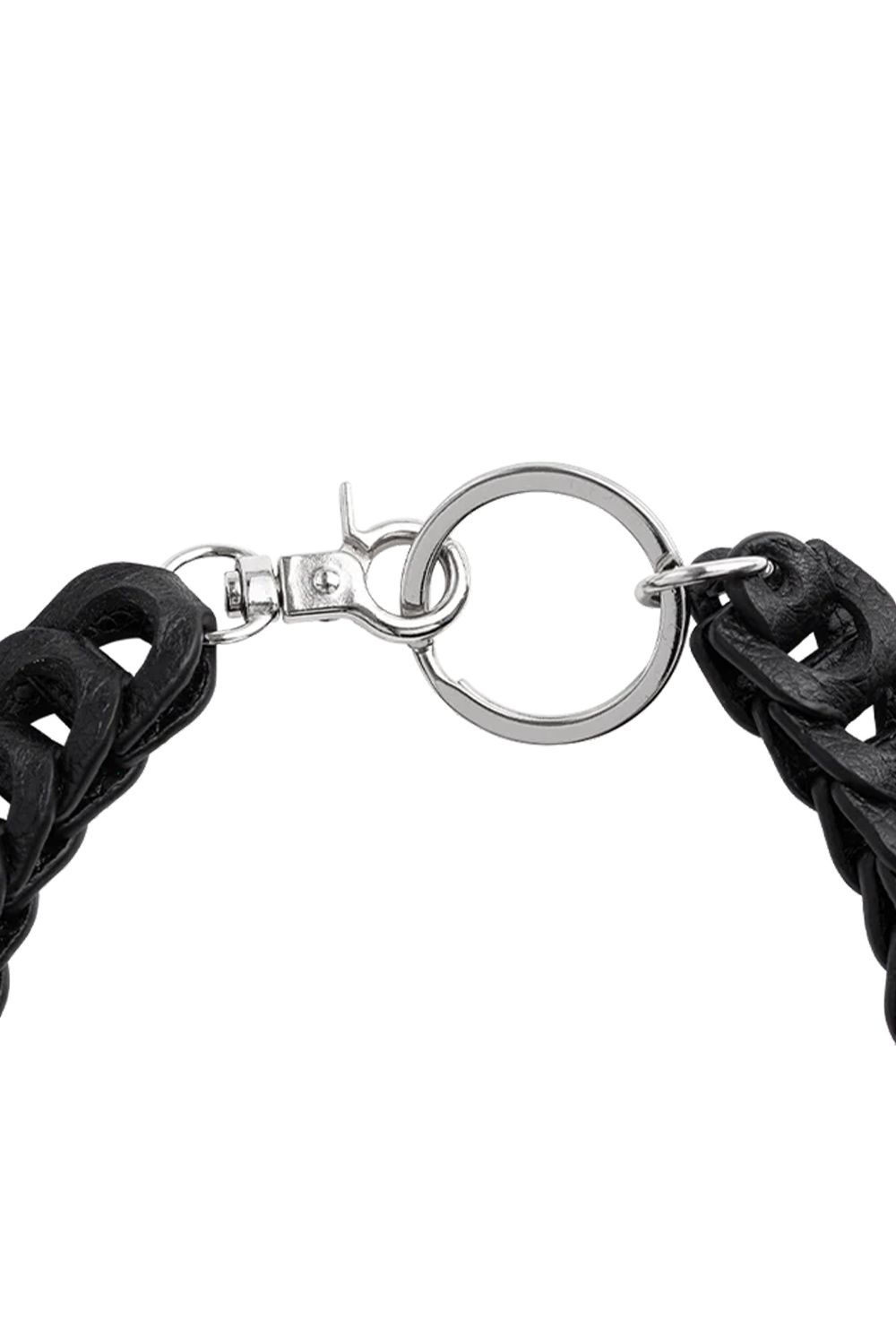 Hand STRAP Symbole  / シンボルチェーン レザーハンドストラップ｜ブラック