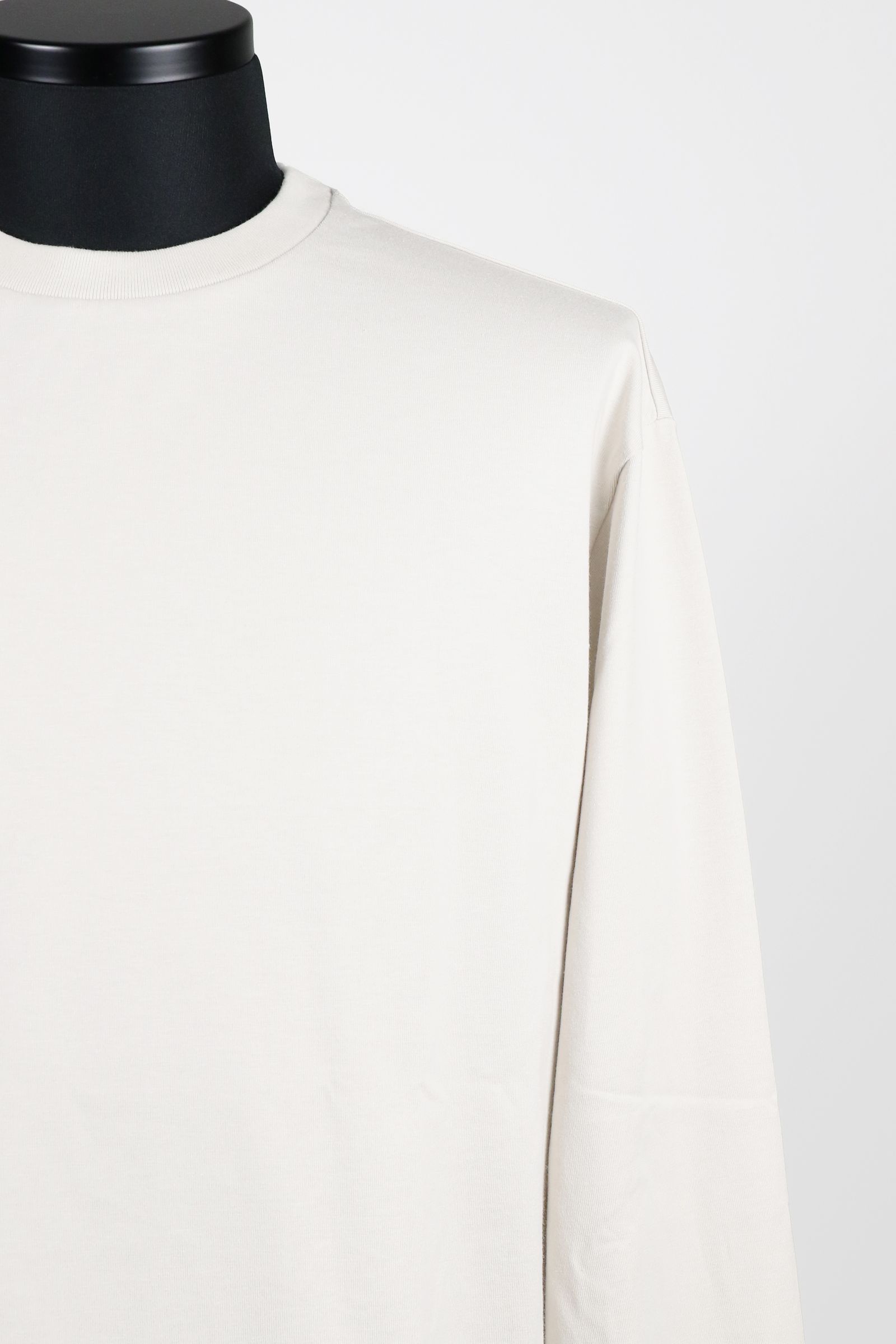 40/2 ORGANIC COTTON KNIT CREW NECK TEE L/S /  オーガニックコットン26G天竺 クルーネック ロングスリーブ Tシャツ