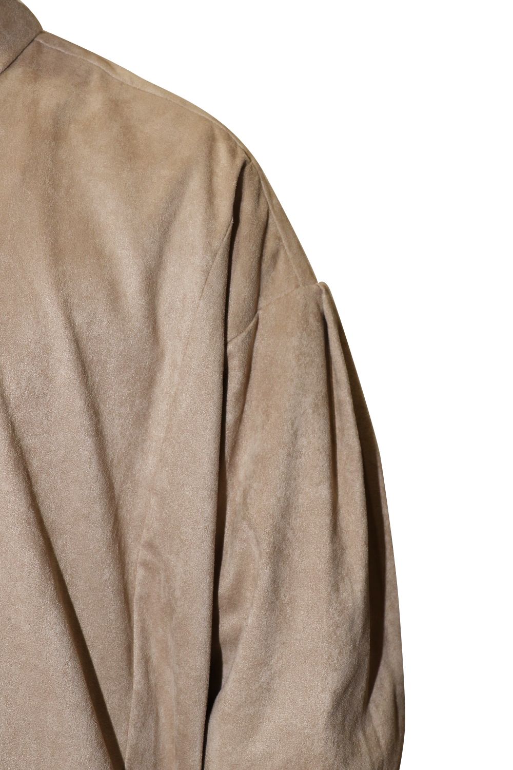 eco suede big shirt / エコ スエード ビッグ シャツ
