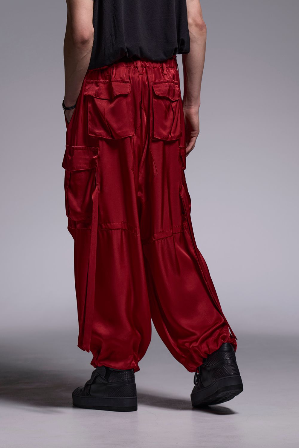 Satin Cargo Pants / サテン カーゴパンツ
