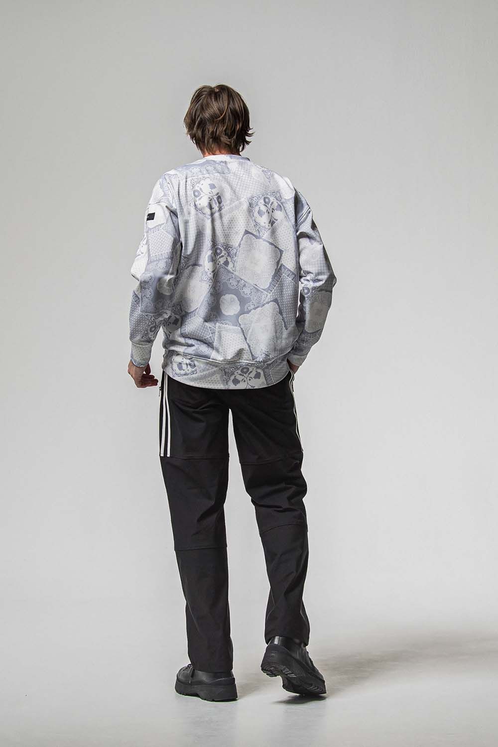 PAISLEY BACK FLEECE DROP TRINER / ペイズリー バック フリース ドロップ トレーナー