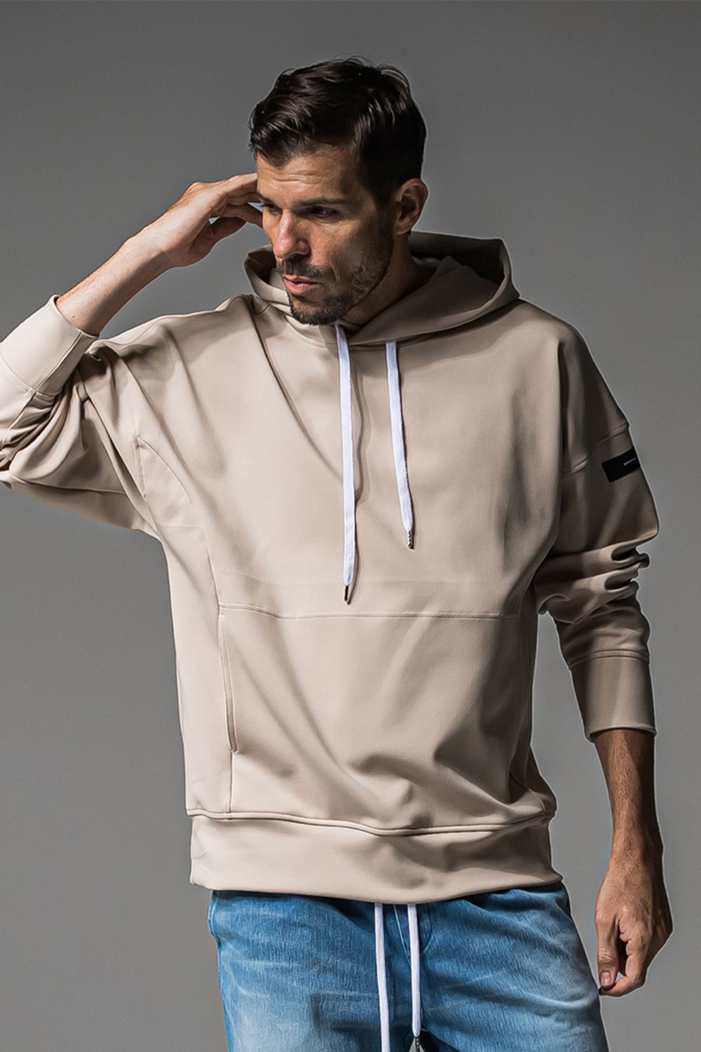 BACK ID LOOSE HOODIE / バックロゴ ルーズフーディー