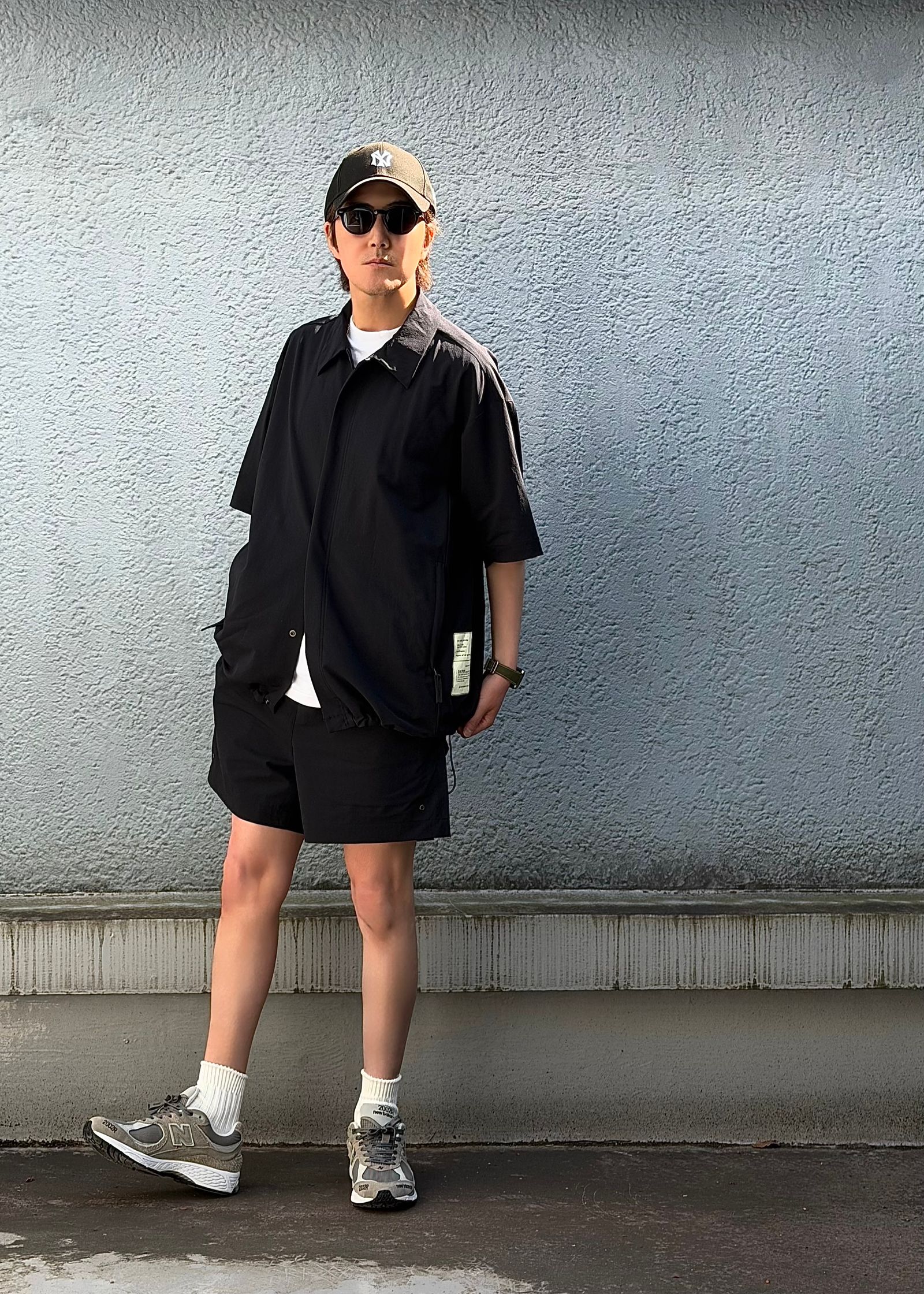 【N.HOOLYWOOOD TPES】DRAWSTRING SHIRT / PANELED T-SHIRT / HALF PANTS