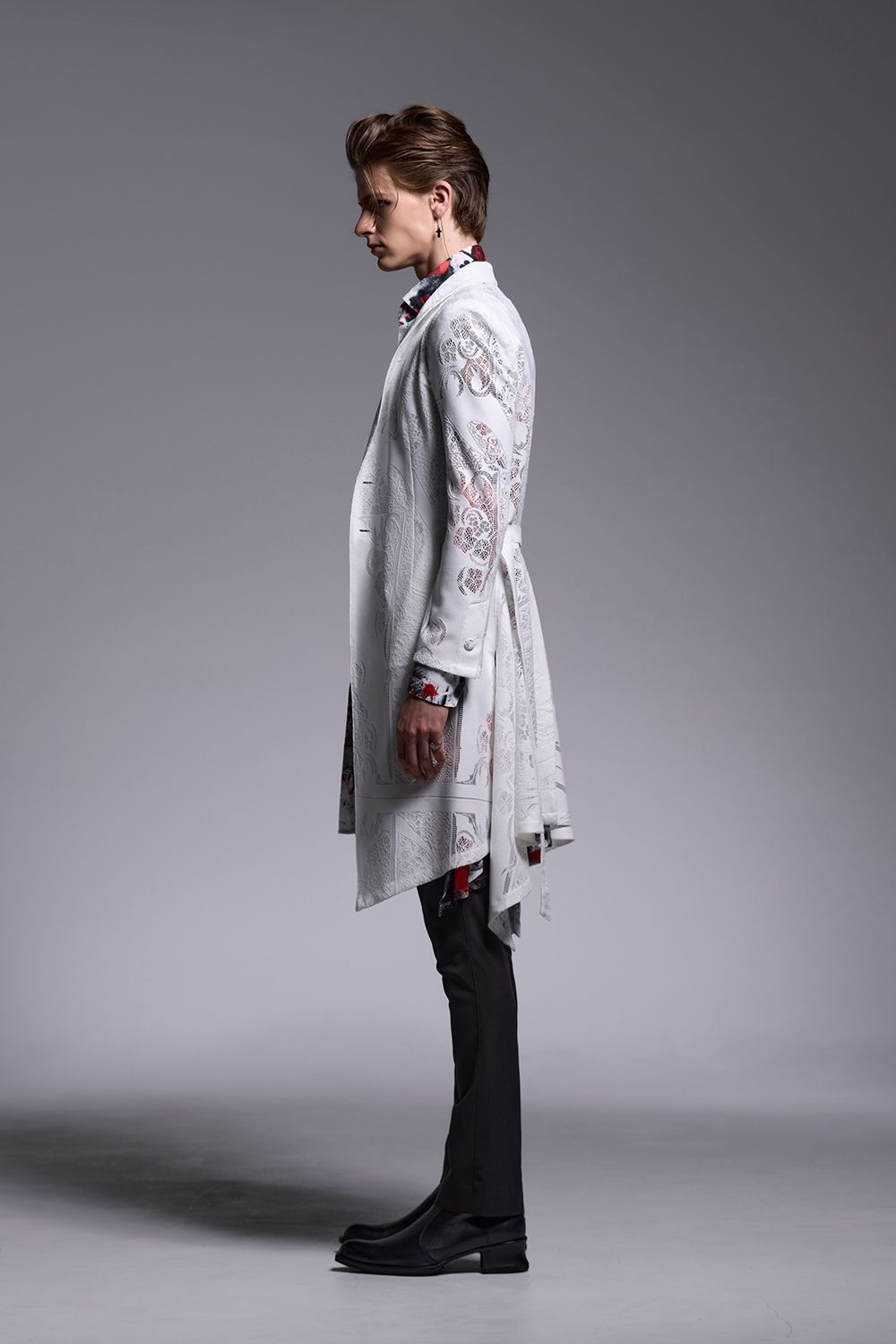 CROSS-Lace Flare Jacket / クロスレース フレアジャケット