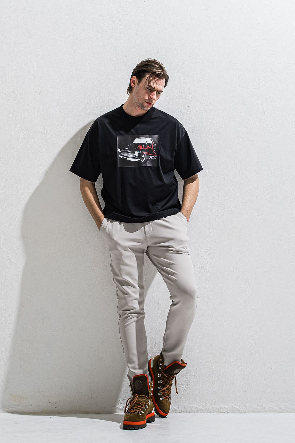 car overnylon T / ナイロン オーバーサイズTシャツ