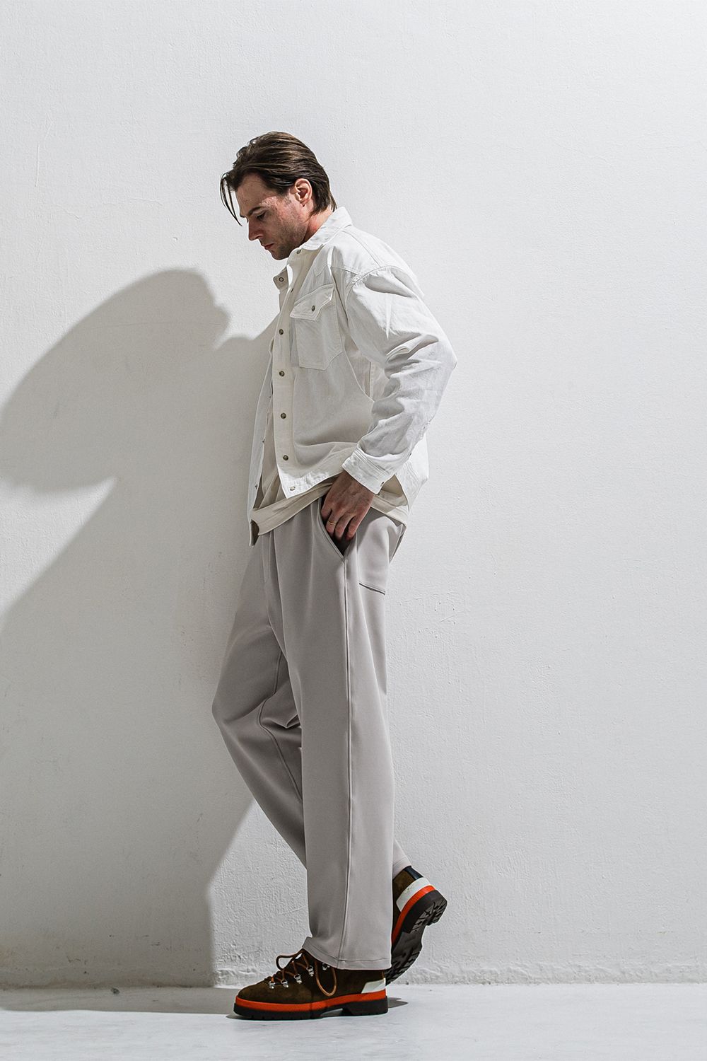 Emilio DB WIDE PANTS / スラックス ワイドイージーパンツ