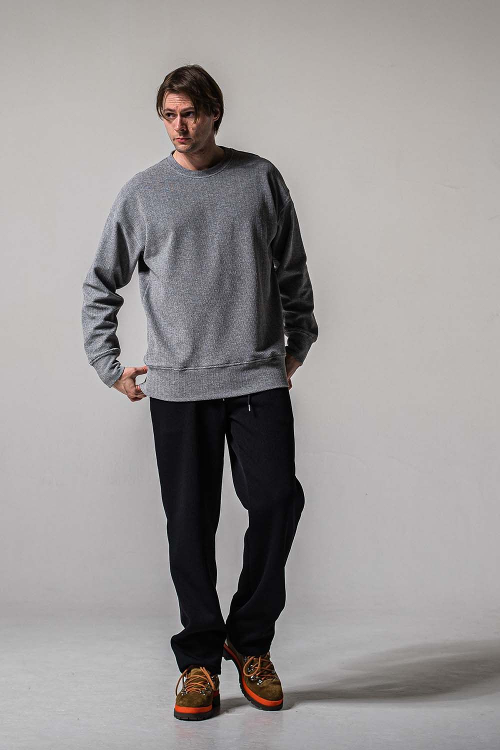 AZE WIDE TUCK PANTS / 畔編み ワイドタックパンツ