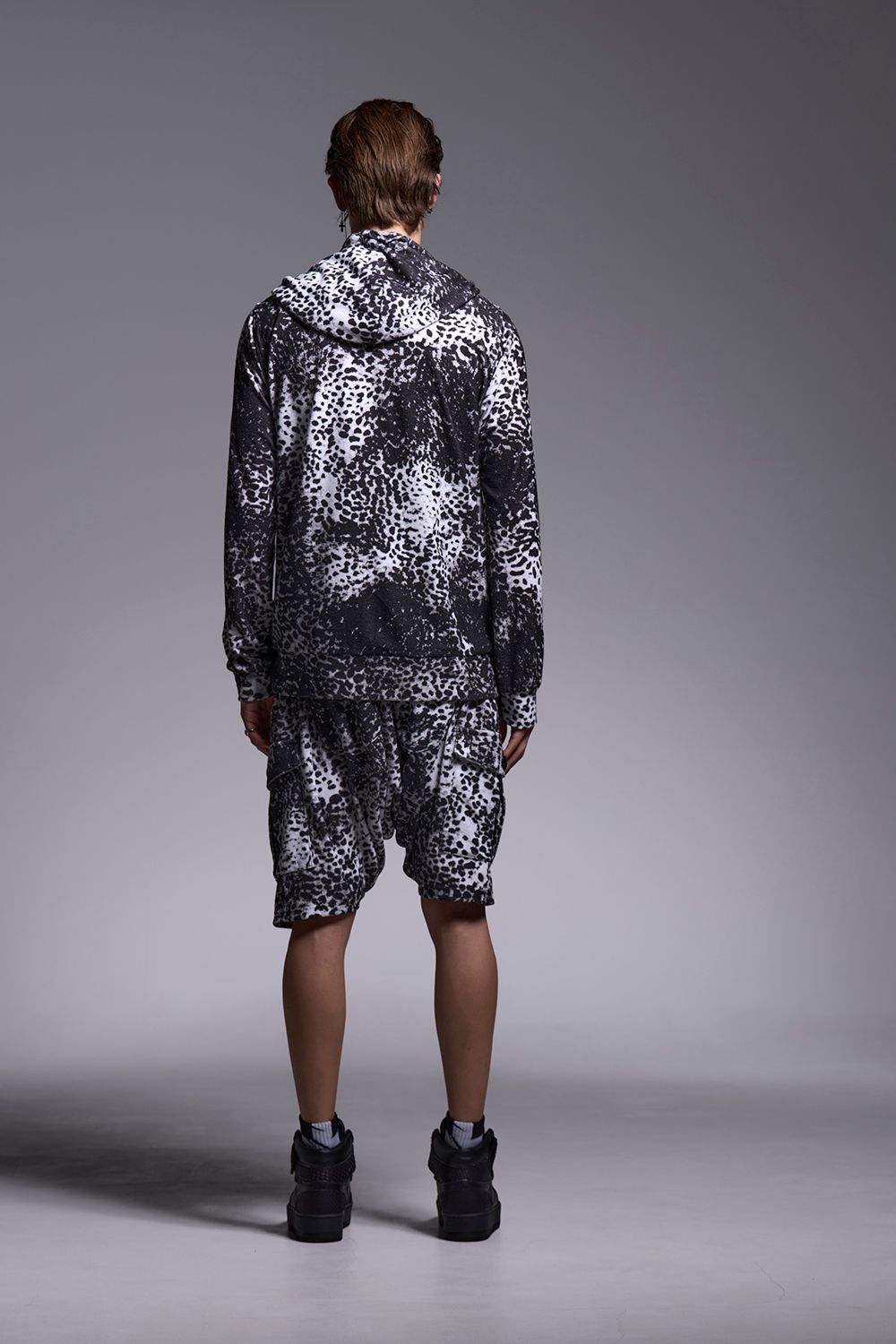 Leopard Pile Jersey Sarrouel Pants / レオパード パイル サルエルパンツ