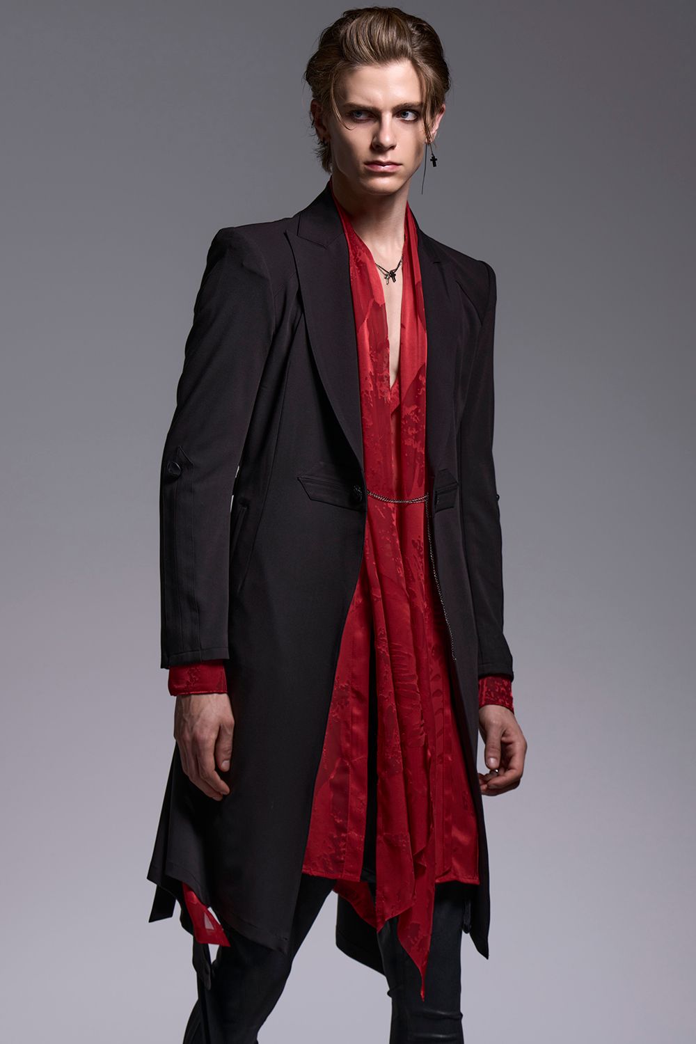 T/R Gabagine Goth Flare Jacket / T/Rギャバジン ゴス フレア ジャケット