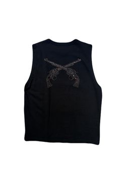 SLEEVELES TEE METAL / ノースリーブ Tシャツ クロスガンメタル