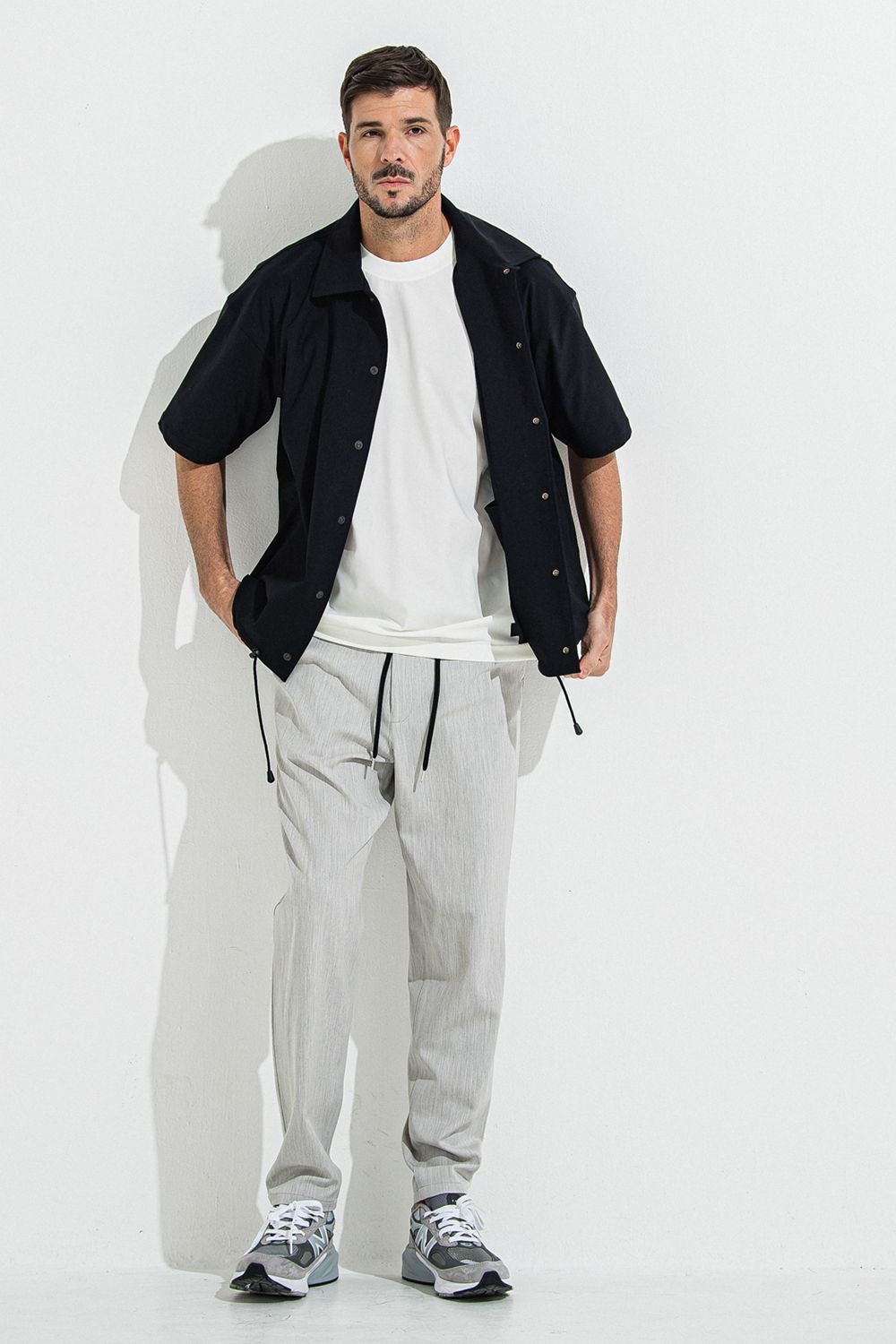 NYLON HALF COACH JACKET / ナイロン ハーフ コーチジャケット