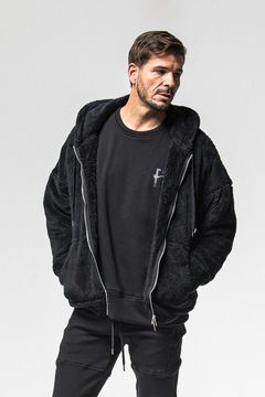 BOA ZIP LOOSE HOODIE / ボア ジップ ルーズ フーディ
