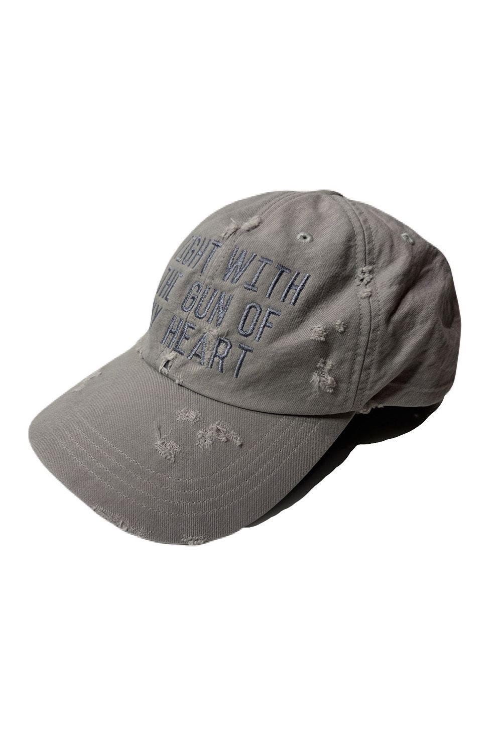 B.B CAP DAMAGE/EMB / ベースボールキャップ ダメージ&エンブロイダリー