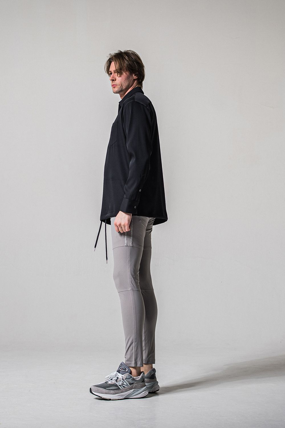 PULLOVER SATIN SHIRT / プルオーバー サテン シャツ