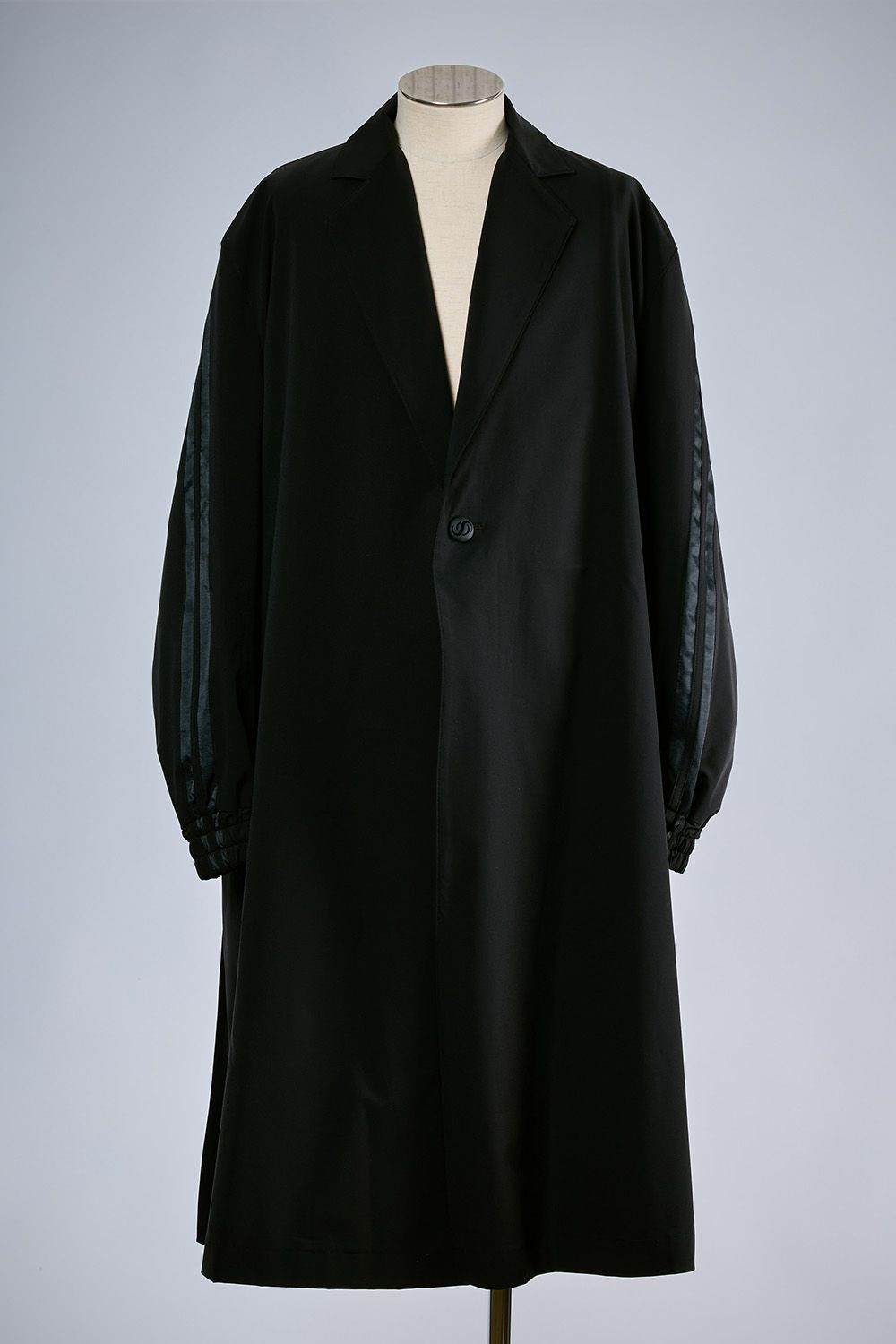 Taffeta Drape Coat / タフタ ドレープ コート