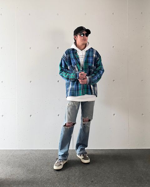 【READYMADE】FLANNEL SHIRT