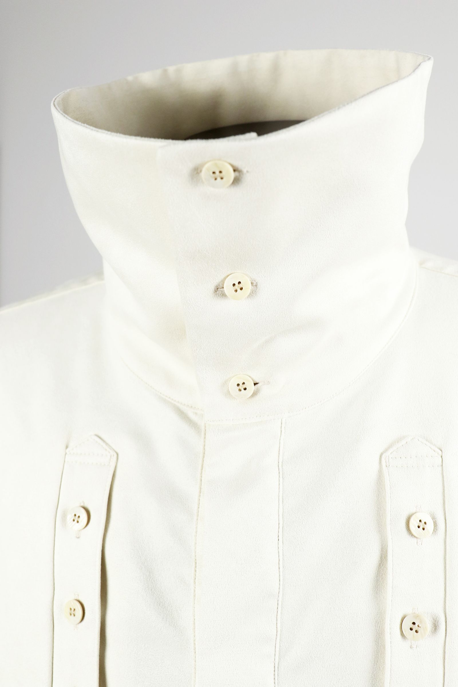 Eco suede shirt BL  / エコ スエード シャツ ブルゾン