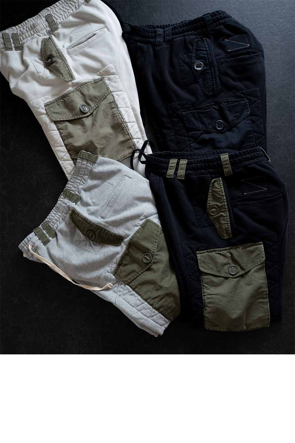 PARACHUTE SWEATPANTS / パラシュート スウェット パンツ リメイクパンツ