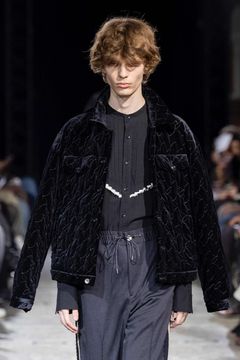 Velour quilting Blouson / ベロア キルティング ブルゾン