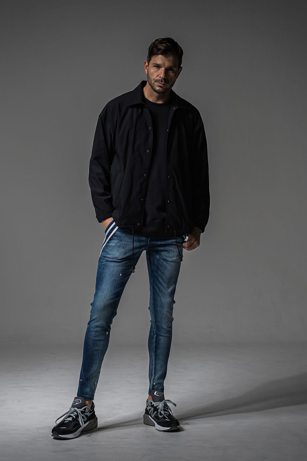 RESOUND CLOTHING - NYLON COACH JACKET / ナイロン コーチ
