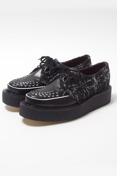 MIX TWEED GEORGE COX RUBBER SOLE / メアグラーティア ジョージコックス コラボシューズ