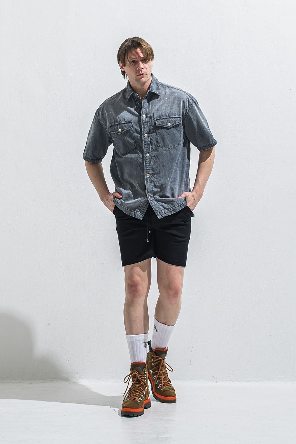 HALF DENIM SHIRTS / ハーフ デニム シャツ