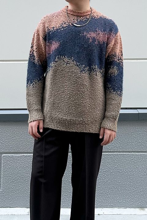meagratia Lace tape denim BL Style②