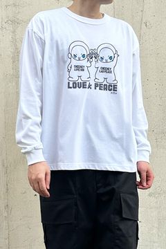 CHEEKEY PRINT L/S T / チーキー プリント ロングスリーブ Tシャツ