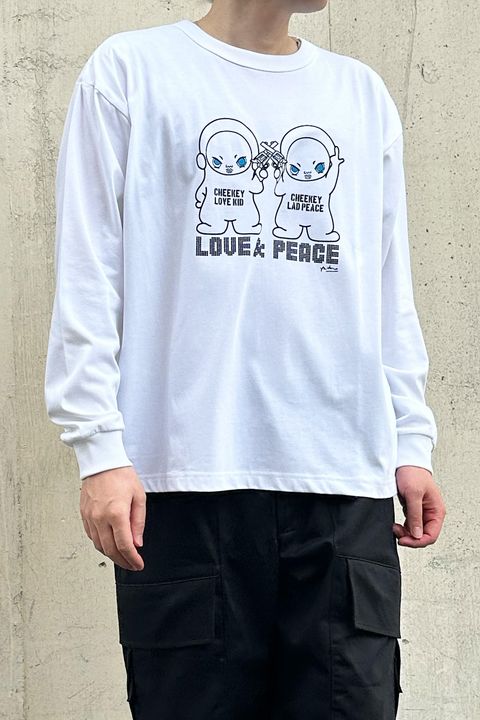 CHEEKEY PRINT L/S T / チーキー プリント ロングスリーブ Tシャツ
