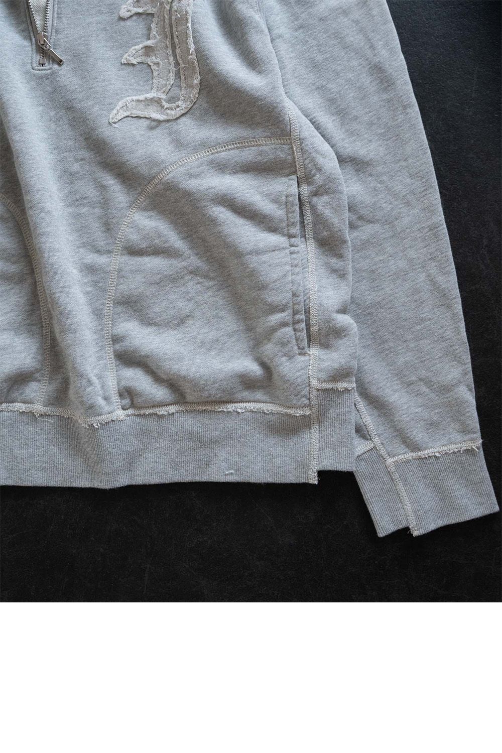 HALF ZIP SWEATSHIRT / ハーフジップ スウェットシャツ