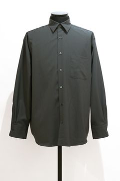 ORGANIC WOOL 2/80 TROPICAL COMFORT FIT SHIRT / オーガニック ウール  コンフォートフィット シャツ