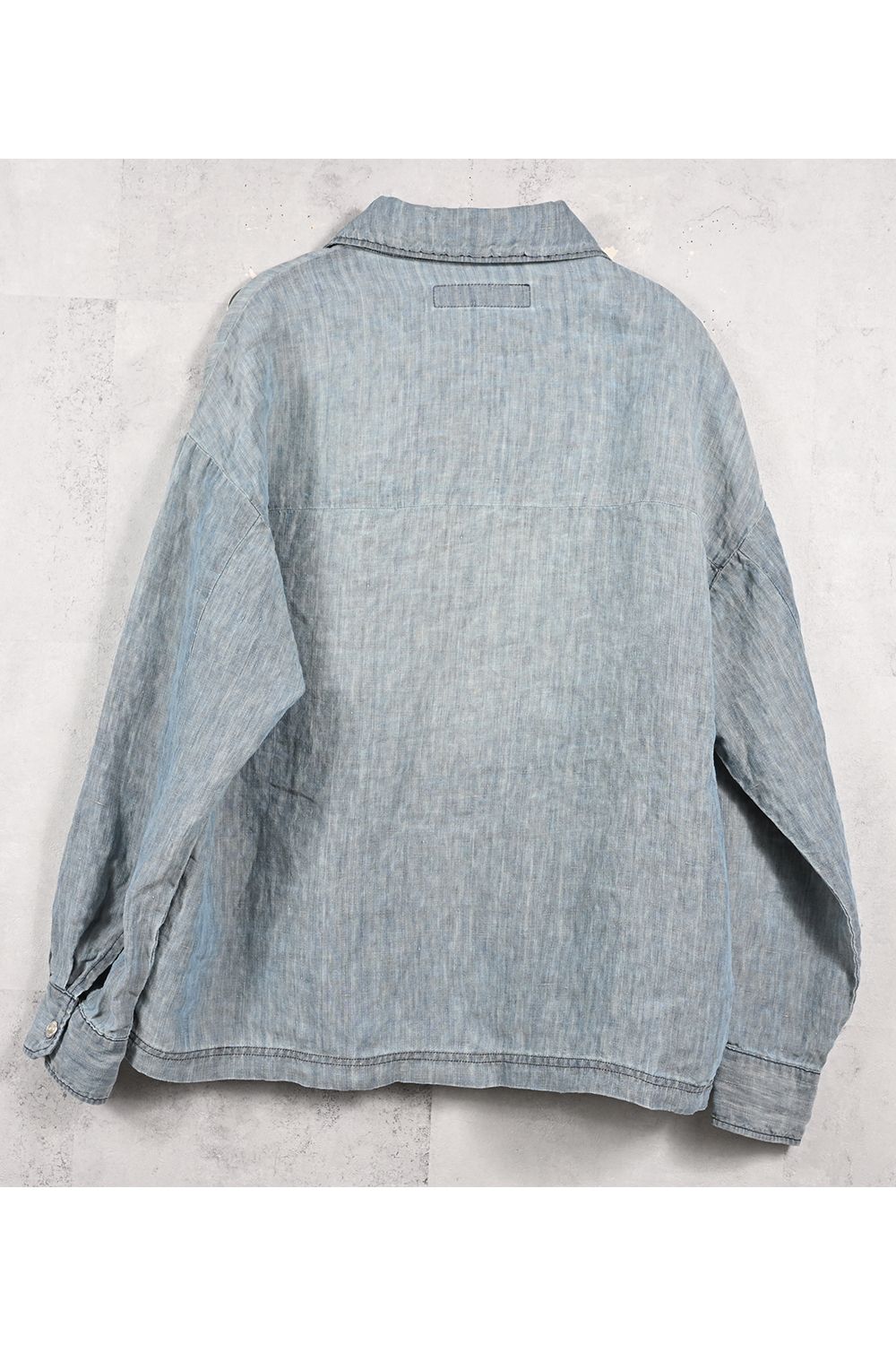 INDIGO LINEN JACK SHIRTS / インディゴ リネン ジャック シャツ