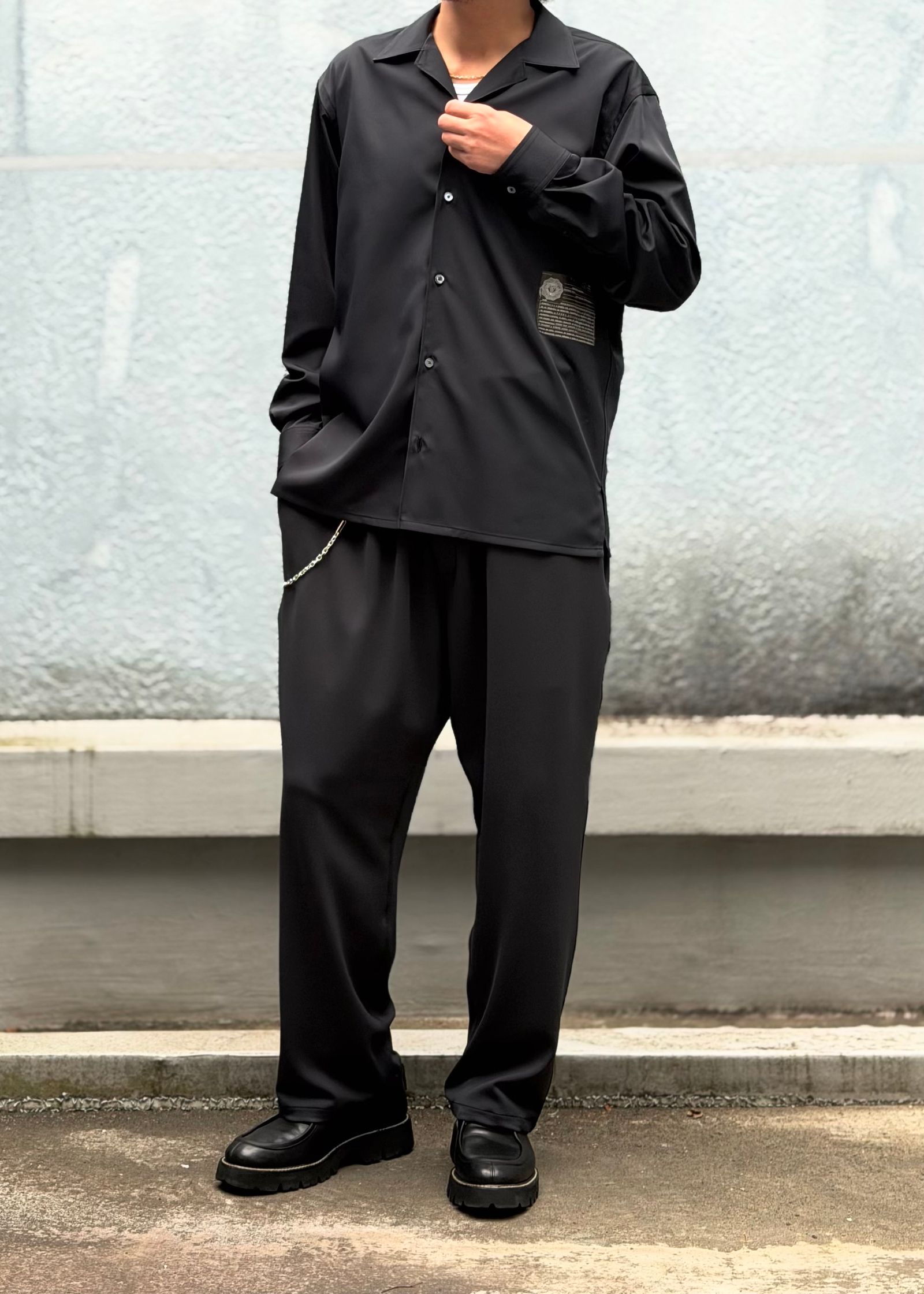 【DELAY】will shirts & Emilio DB WIDE PANTS