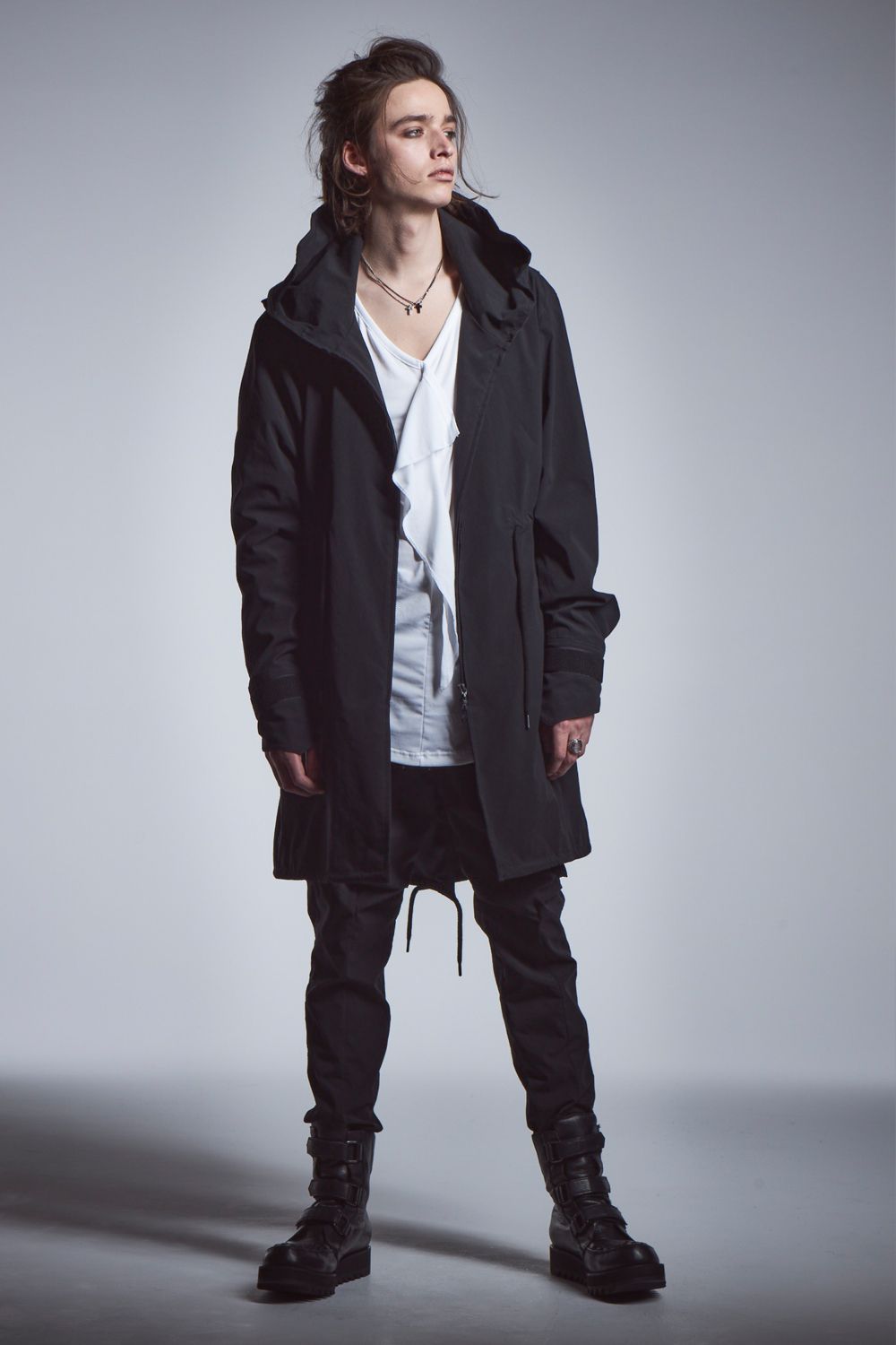 kiryuyrik / Vintage Taffeta Mods Coat & Vintage Taffeta Curve Cargo Pants