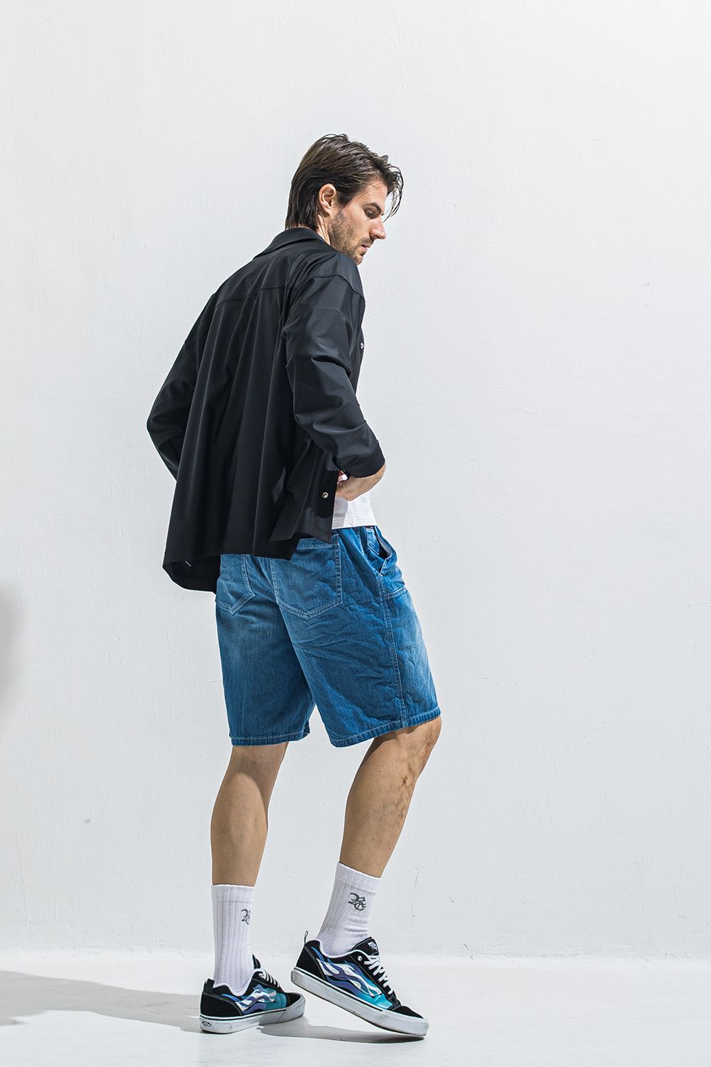 DOUBLE KNEE SHORTS / ダブルニー ショーツ