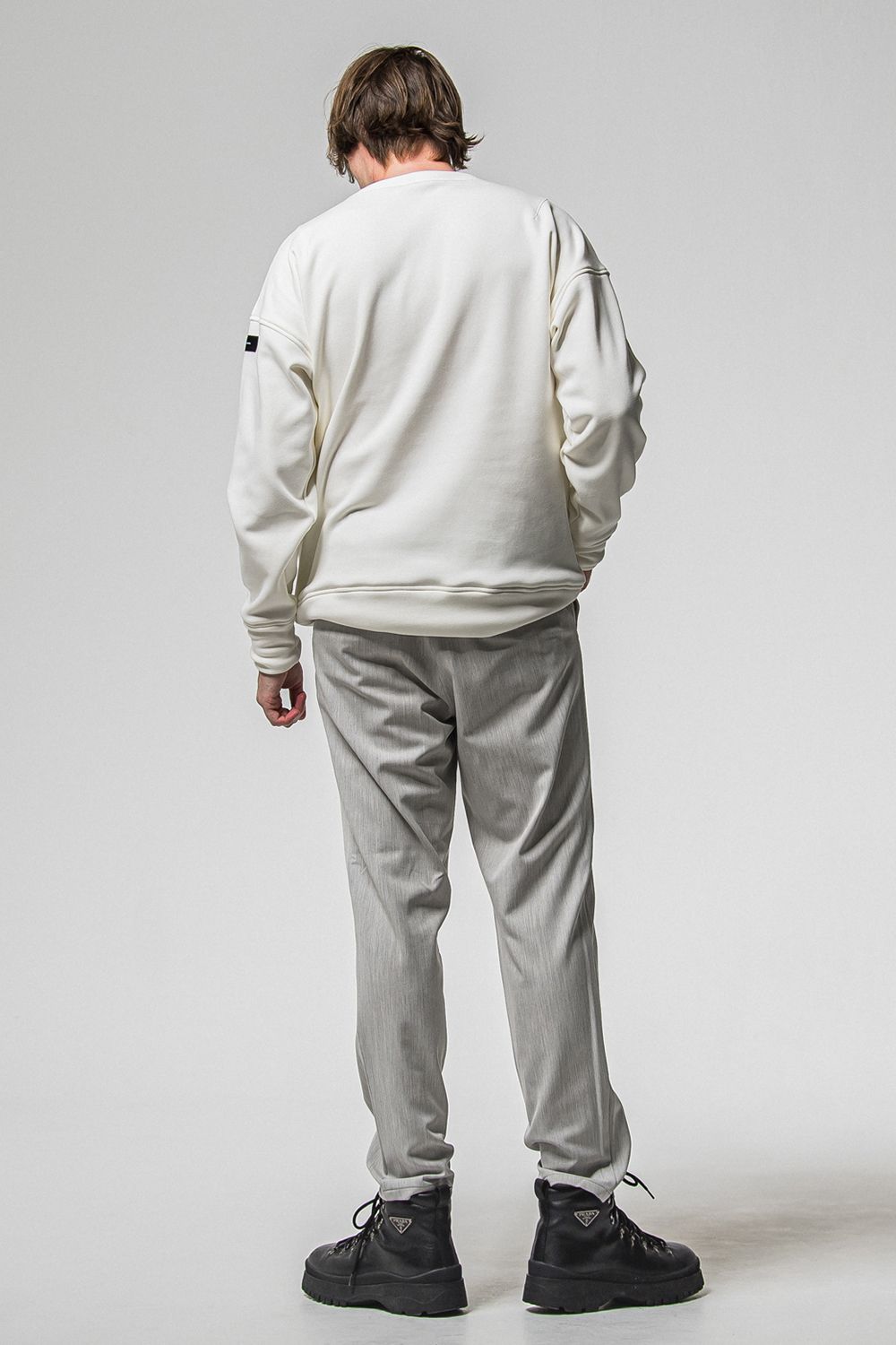 FRIDAY OLD LOGO VELOURS FLEECE TRINER / FRIDAYコラボ オールドロゴ 裏ベロアフリーストレーナー