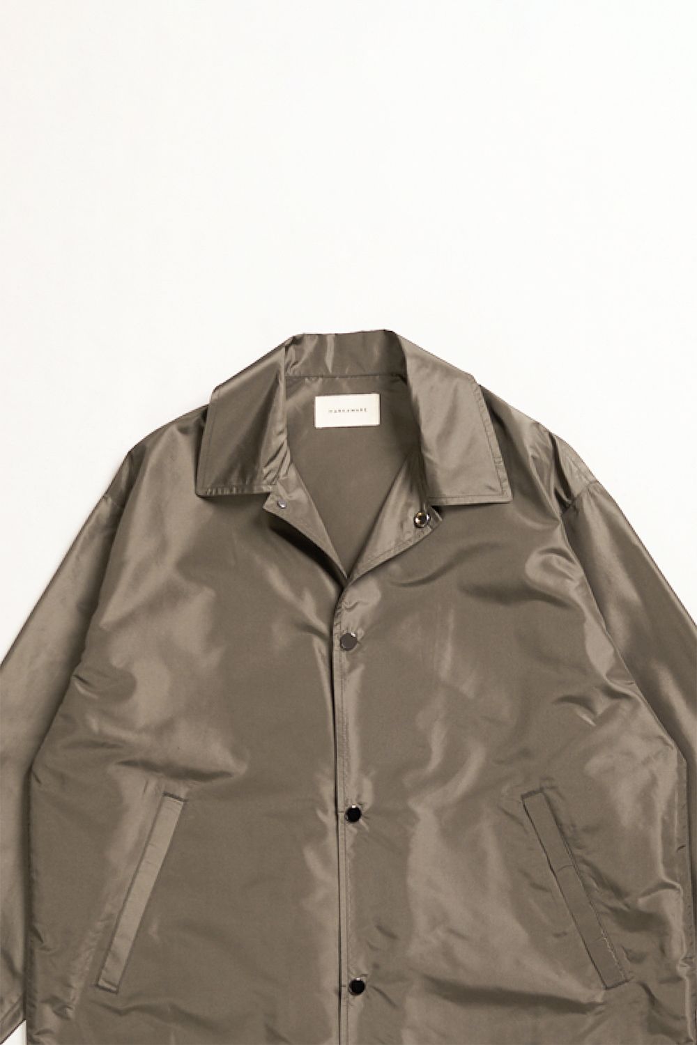 MARKAWARE - SILK TAFFETA COACH JACKET / シルクタフタ コーチ