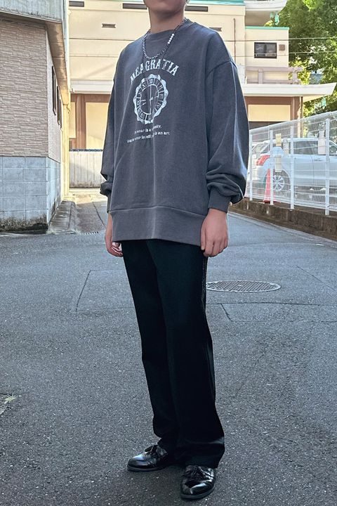 meagratia Vintage printed sweat P/O Style