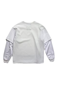WAFFLE/MESH GUNPATCH / ワッフル メッシュ レイヤード ロングスリーブT レザークロスガンパッチ