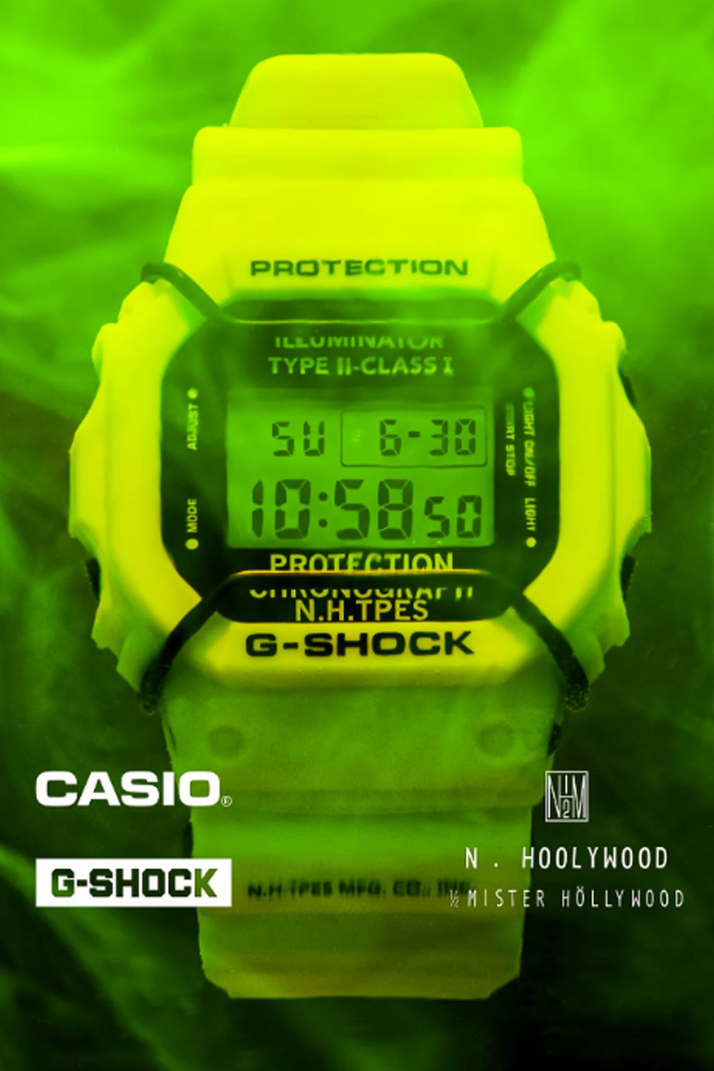 N.HOOLYWOOD × G-SHOCK ”DW-5600NH22-9JR”12/10発売 | laid-back