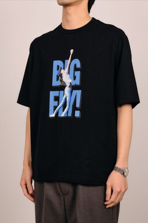 40/2 COTTON CIRCULAR KNIT Tee Yuji Takeuchi "kat" / オーガニックコットン フォトグラファー 竹内裕二 コラボレーション Tシャツ
